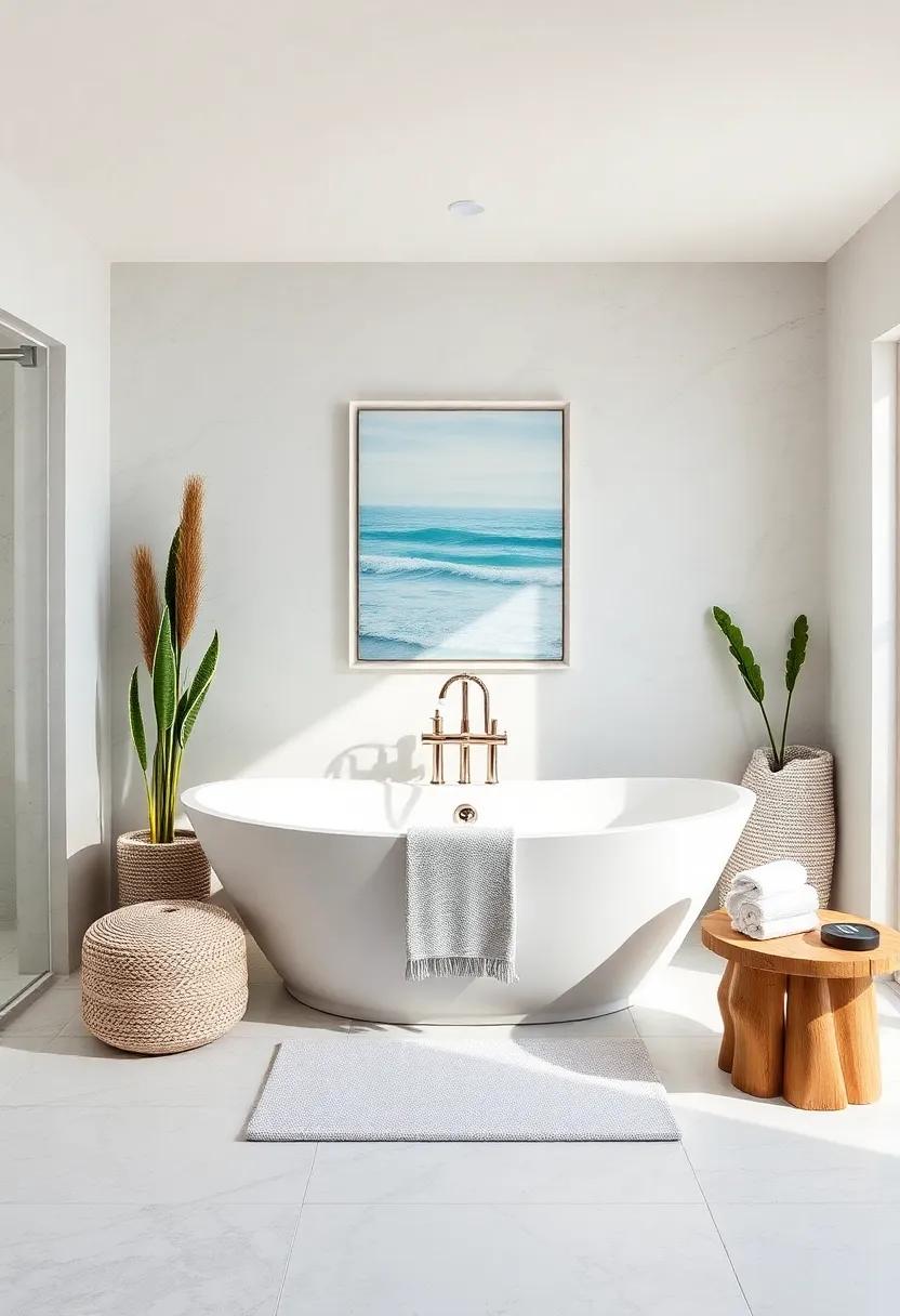 Incorporating Ocean-Inspired Accessories for Your ‍Bathroom Escape