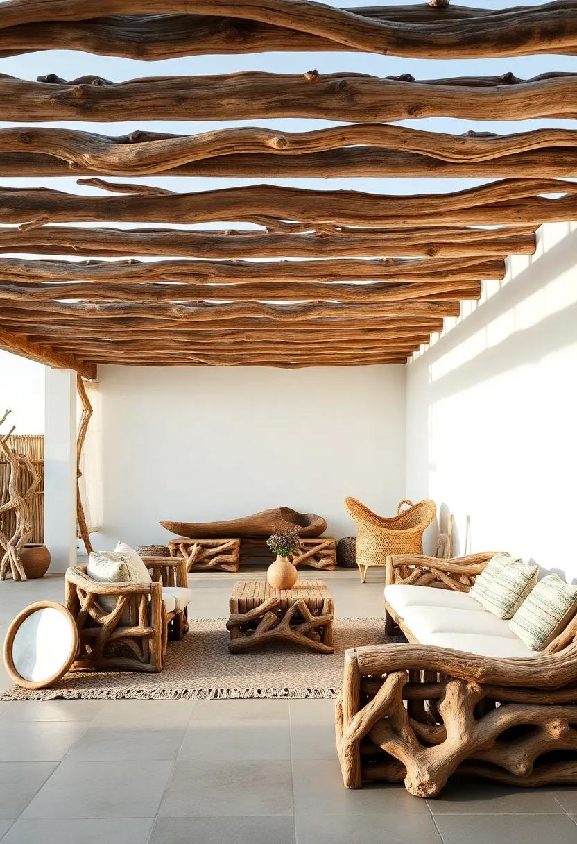 Showcasing Driftwood​ Craftsmanship in ⁤Coastal Settings