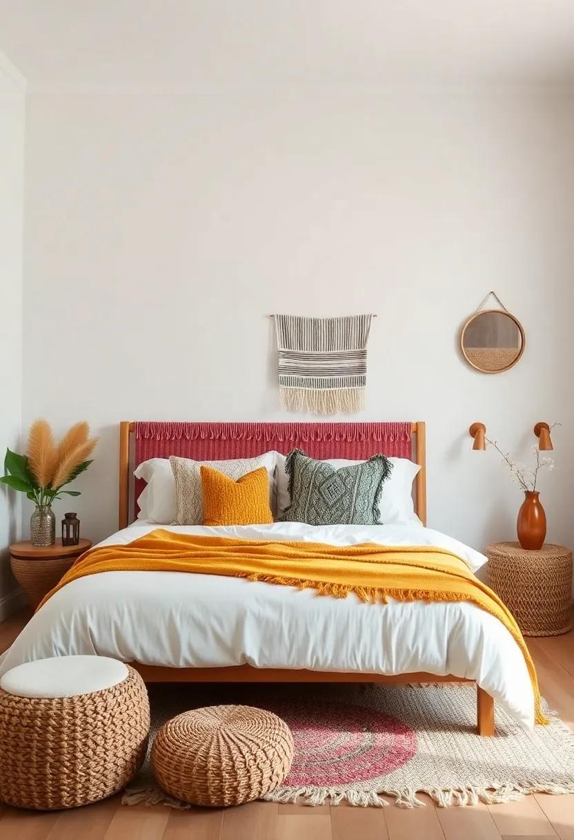 Handwoven Textiles: The Allure of artisan Craftsmanship in Bedroom Decor