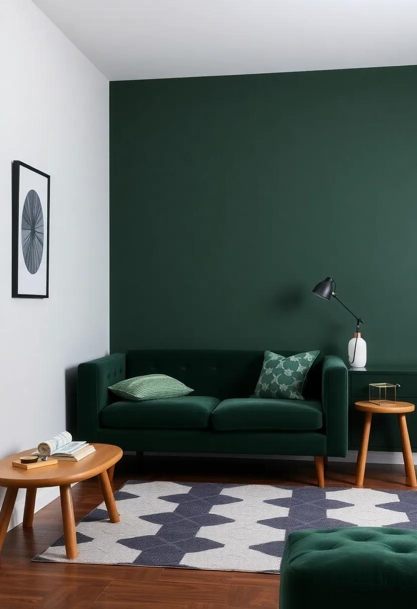 Stylish Furniture⁢ Choices for a Chic and Functional⁣ Dark Green⁤ Boy's Sanctuary