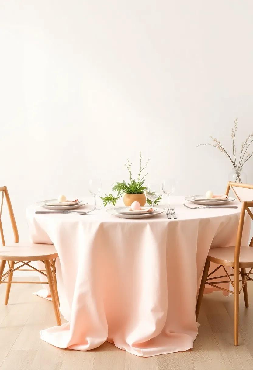 Pastel Table Linens That Invoke a ‌Joyful⁤ Atmosphere