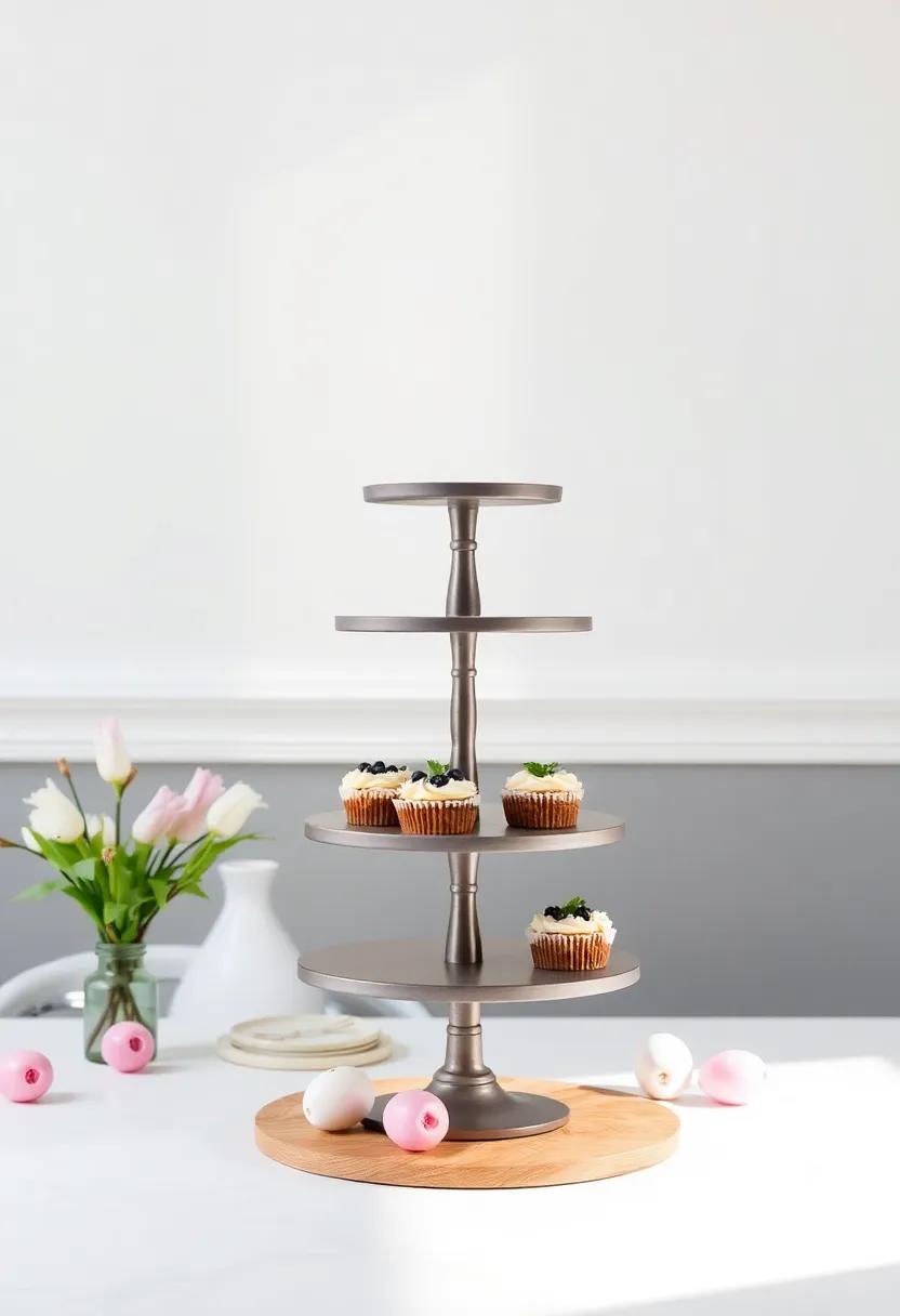 Stylish‌ Tiered ‍Stands for Showcasing Delicious treats