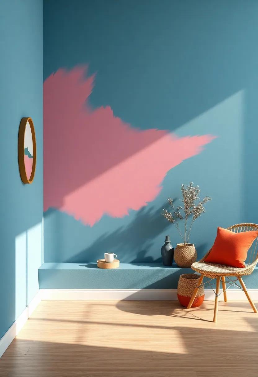 Accent Walls: A‌ Splash of Eclectic Color Innovation