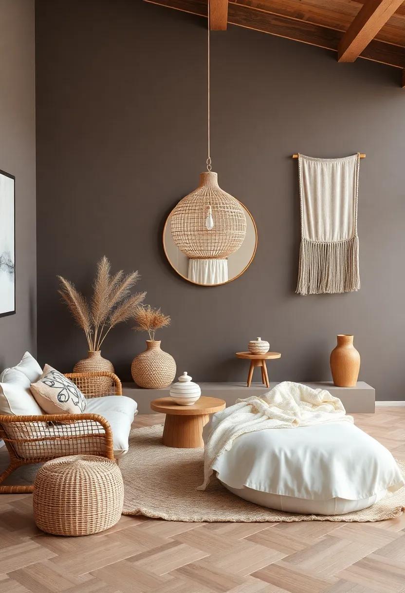 Creative Use of Neutrals in Bohemian⁣ Environments