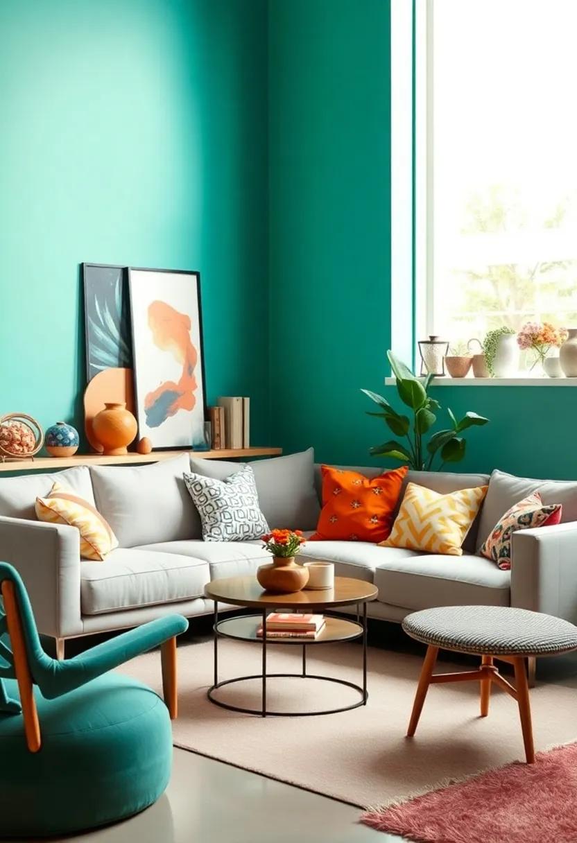 Eclectic color Palettes that ‍Spark Joy and Creativity in Your Living Room