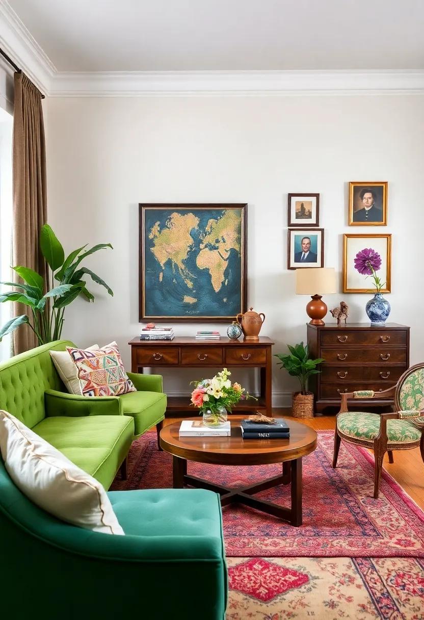 Celebrating ‌Heritage: Showcasing Family Heirlooms⁣ in Eclectic Rooms