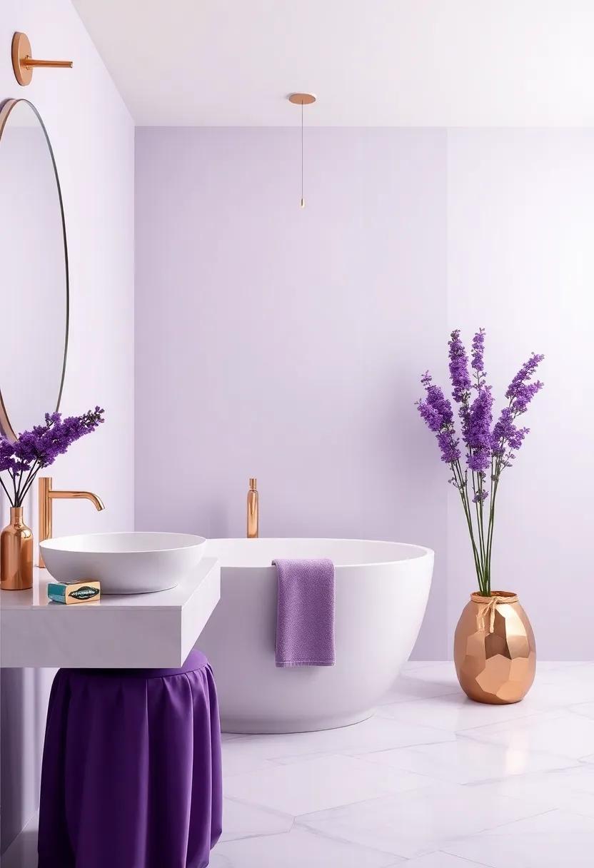 Creative Display Ideas: Showcasing Lavender-Inspired ⁣Decor