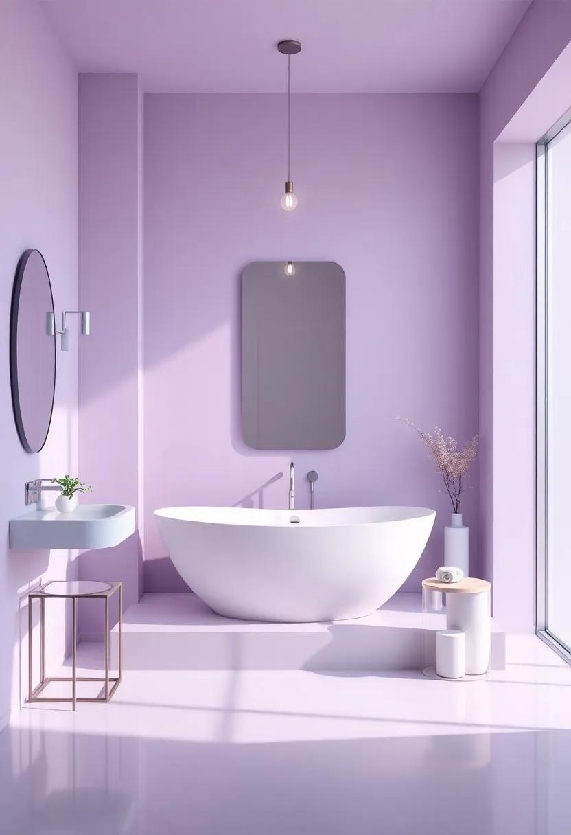 Transitional Spaces: Using Lavender ⁢and Platinum in Modern Designs