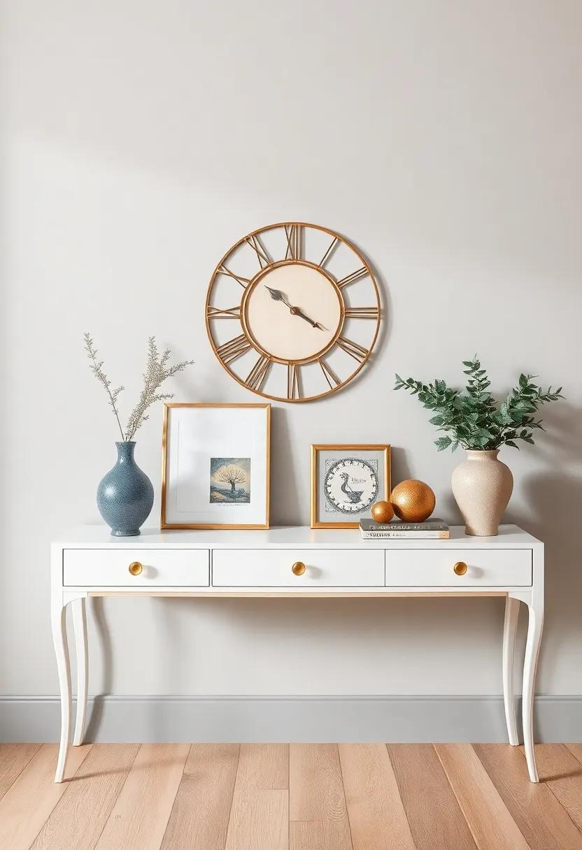 Mixing Vintage and Modern Decor⁣ on Your Console Table