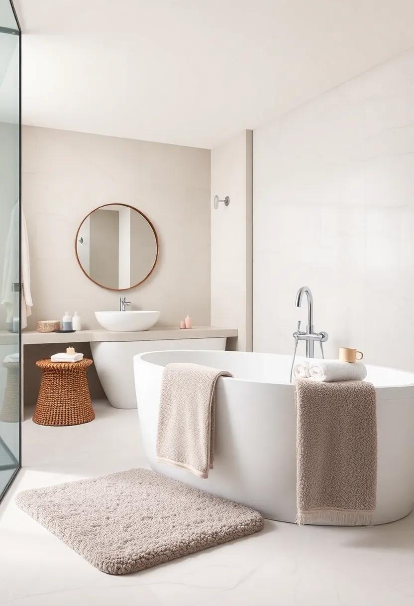 Sink Into Comfort: The Benefits ⁢of Thick, Plush Bath Mats⁢ for Your Ensuite