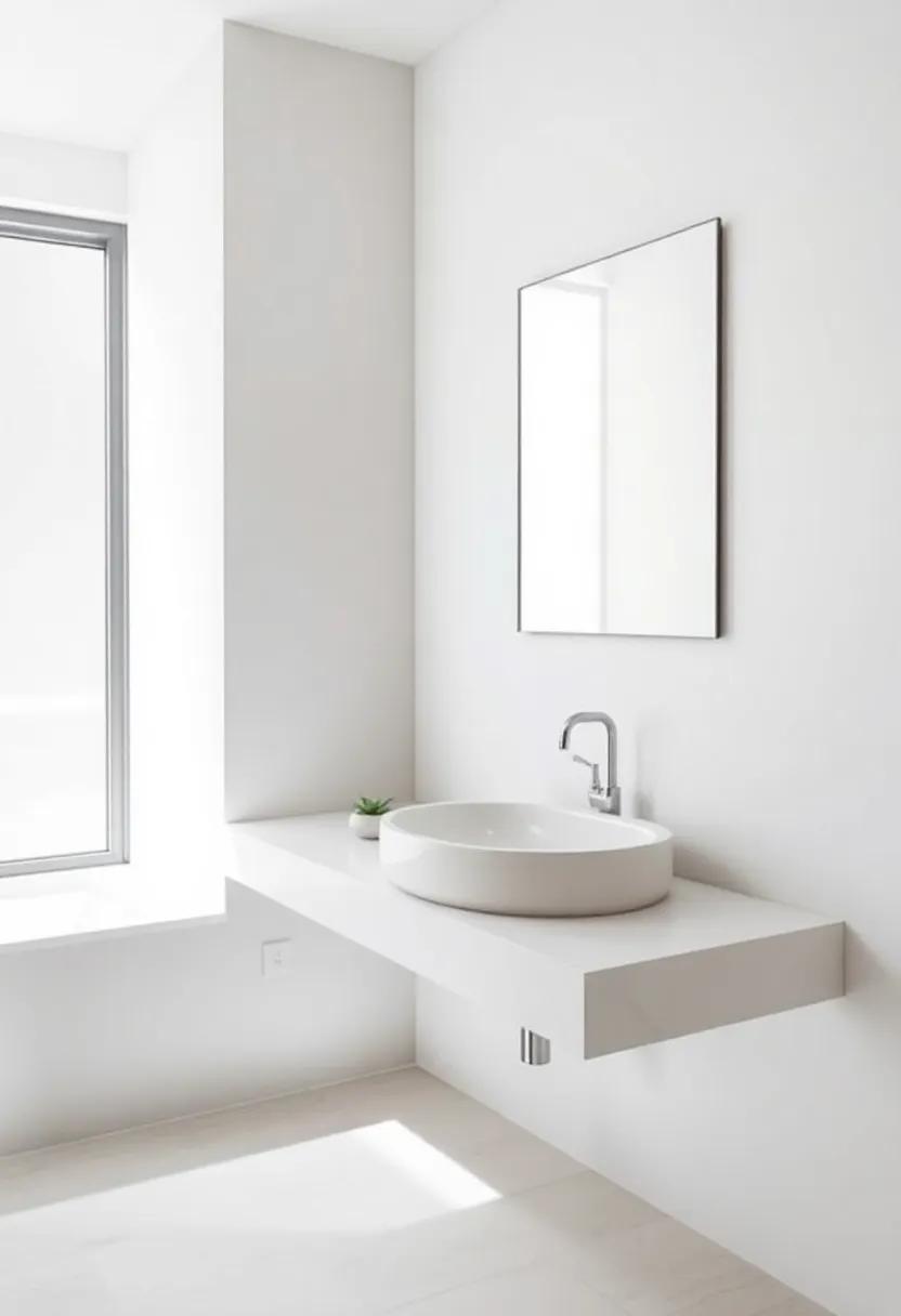 Floating Sinks That Create an Open and Airy Bathroom Environment