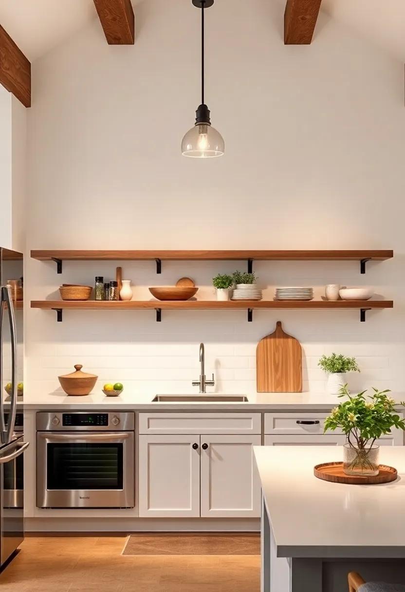 Highlighting Open Shelving ⁣With Strategically Placed Lighting