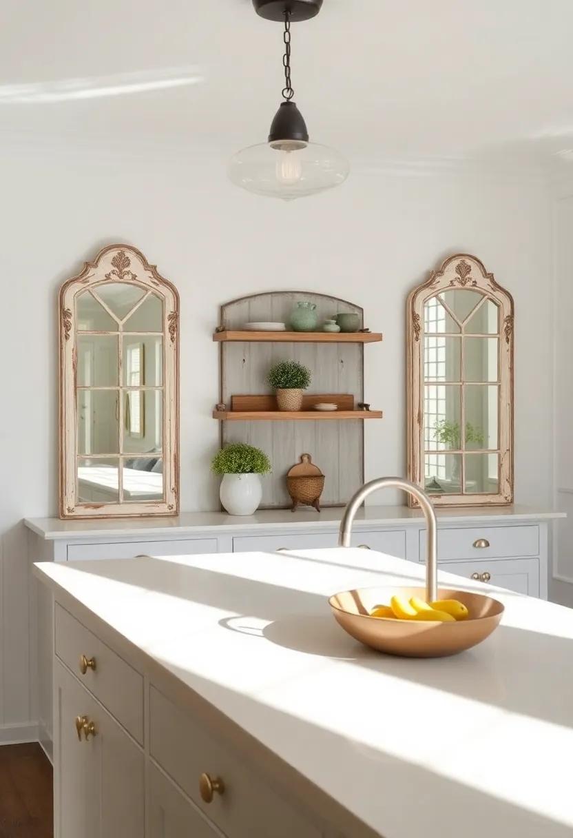 Incorporating Vintage Mirrors⁣ to Amplify light⁣ and Space