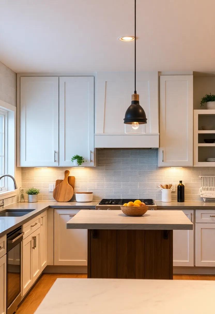 Inviting Glow from Under-Cabinet Lighting for an Enchanting vibe