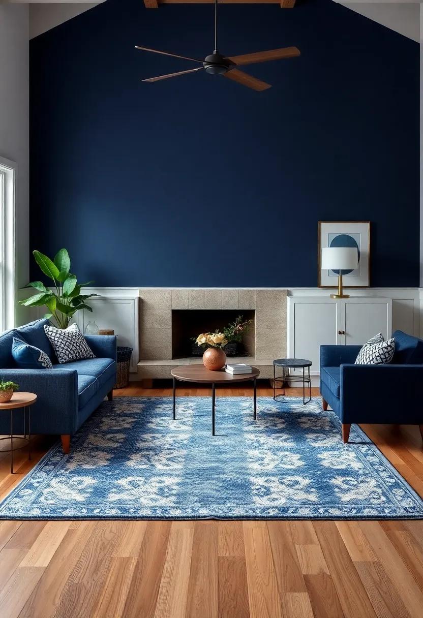 Layering deep Navy Blue Rugs To Create ⁢Depth And Warmth In Your Space