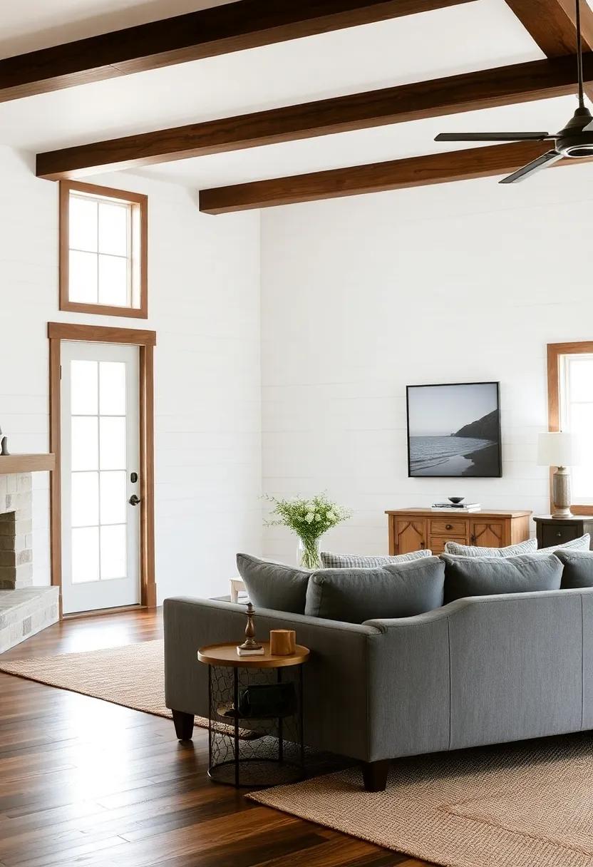 Architectural⁤ Details: ⁤Shiplap​ and Beams for That Authentic Feel