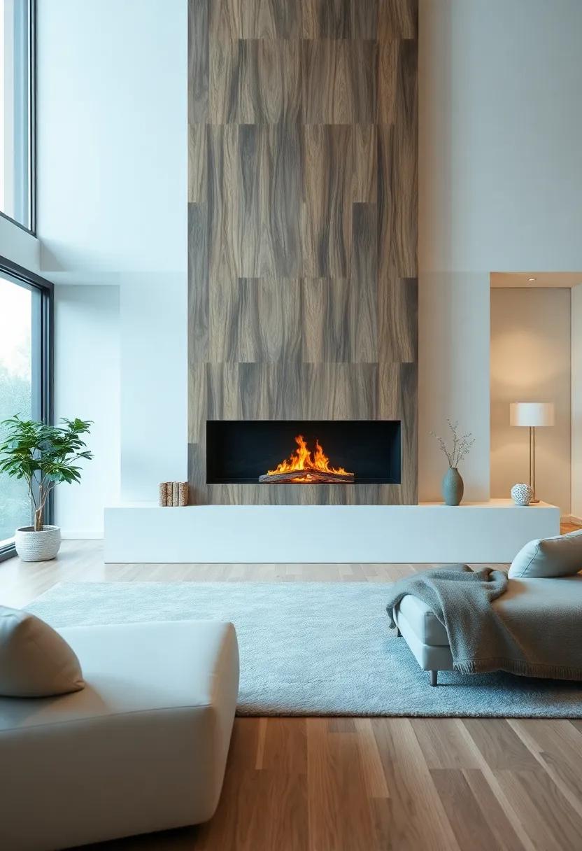 Sustainable Choices in‍ Floating⁣ Fireplace Materials