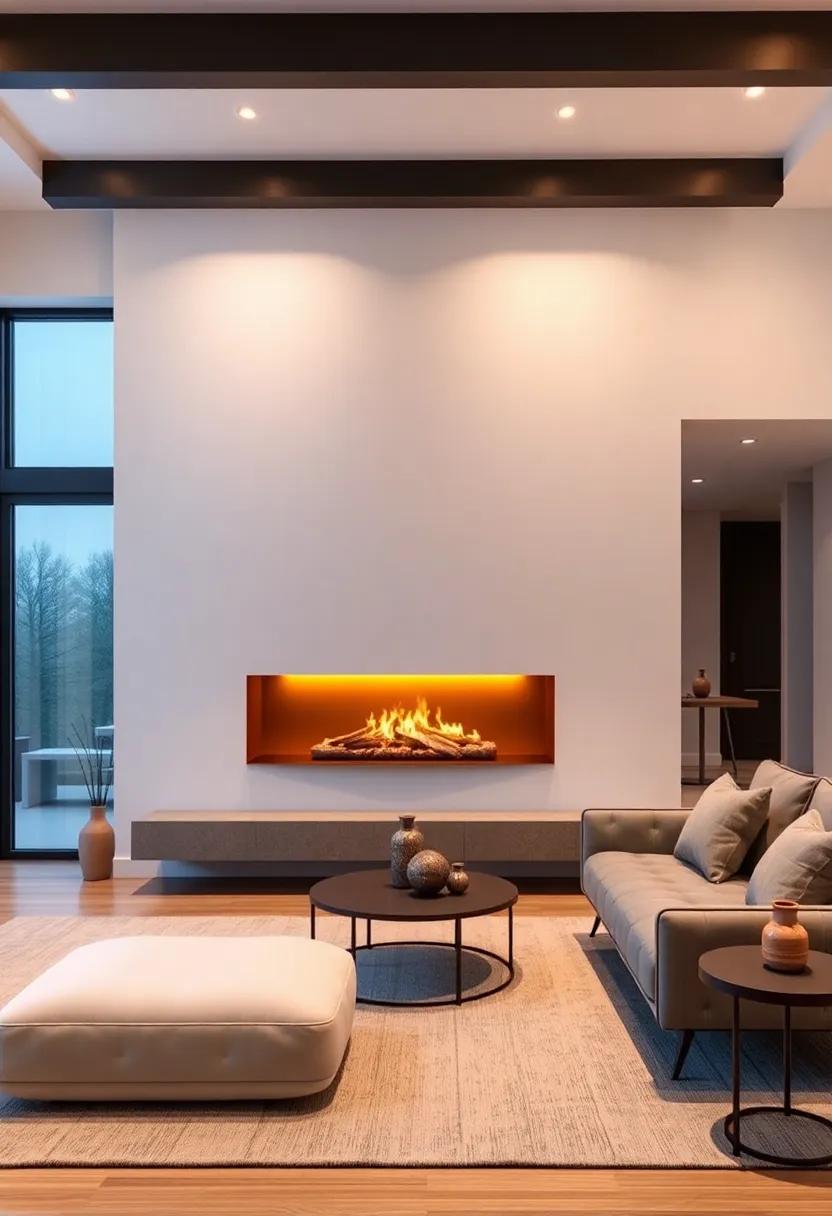 Pairing⁢ Lighting with Floating Fireplaces for Atmosphere