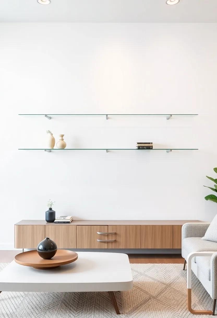 Designing with Purpose: ⁢Creating Zones in Your Living Room with Glass Shelves