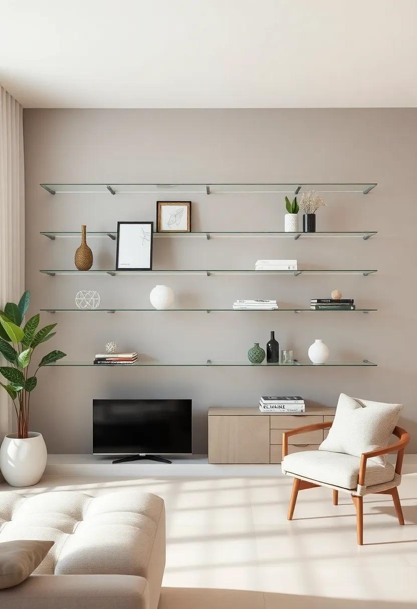 Functional Art: ‍Using Glass Shelves to Showcase⁣ Decor While ⁣Saving Space