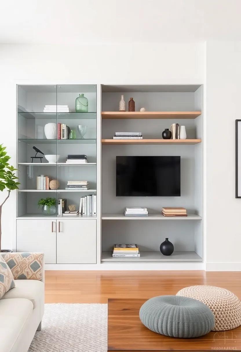 Mix ⁣and Match: ⁣Blending Open and Closed‌ storage for a Unique Look