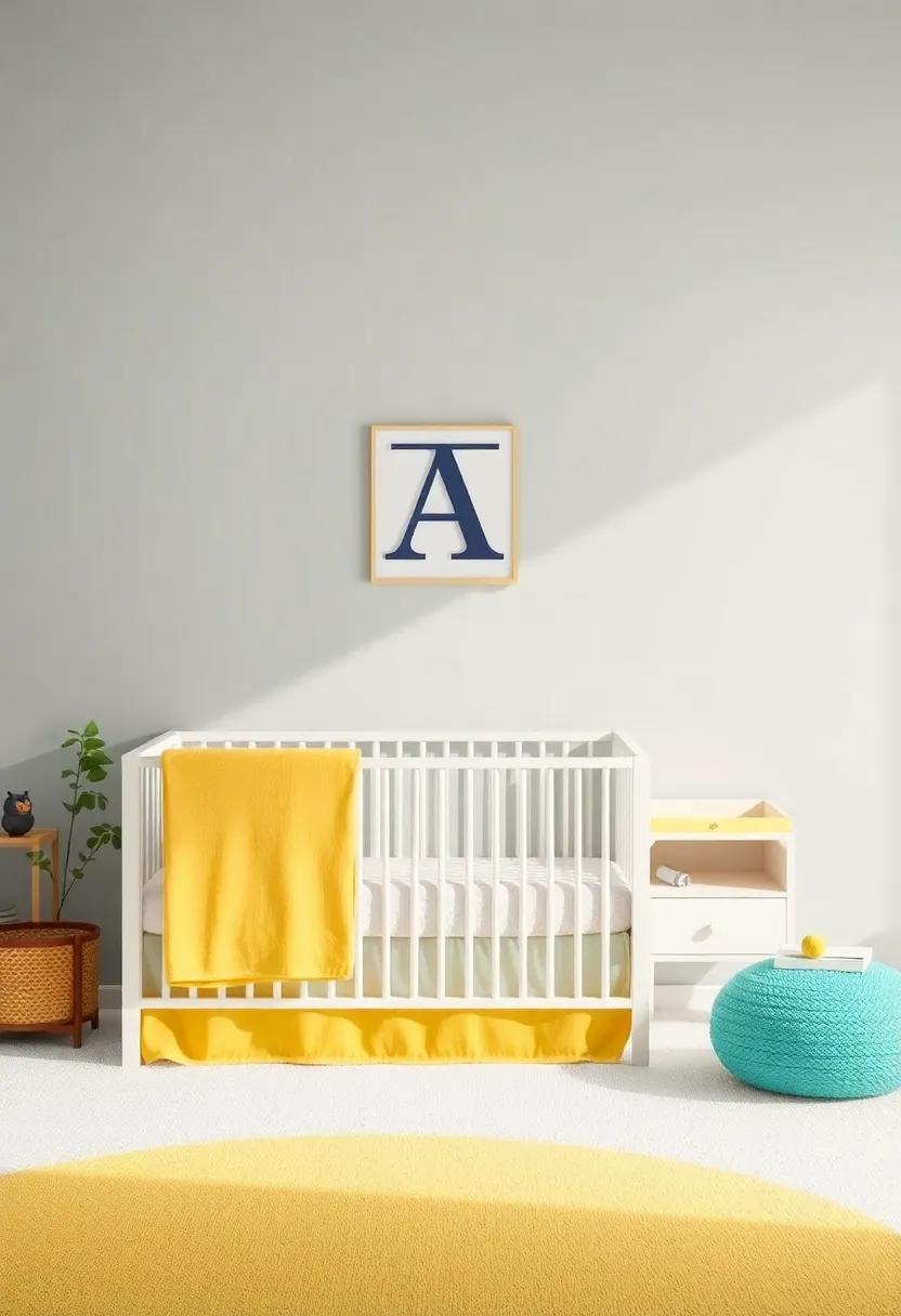 Personalized Touches: Adding Name and Initials​ in Nursery Design