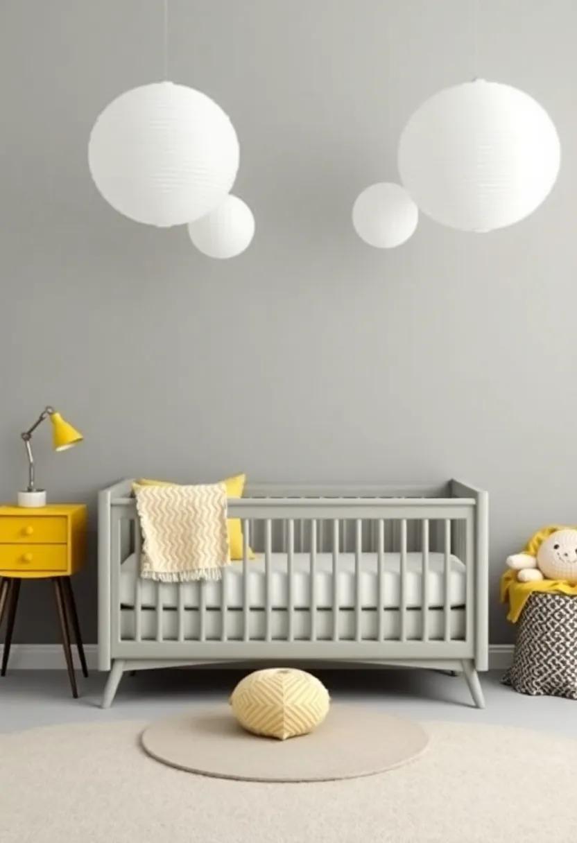 Unique‌ Accent Pieces to Elevate a Grey⁣ and ⁣Yellow ⁤Nursery Aesthetic