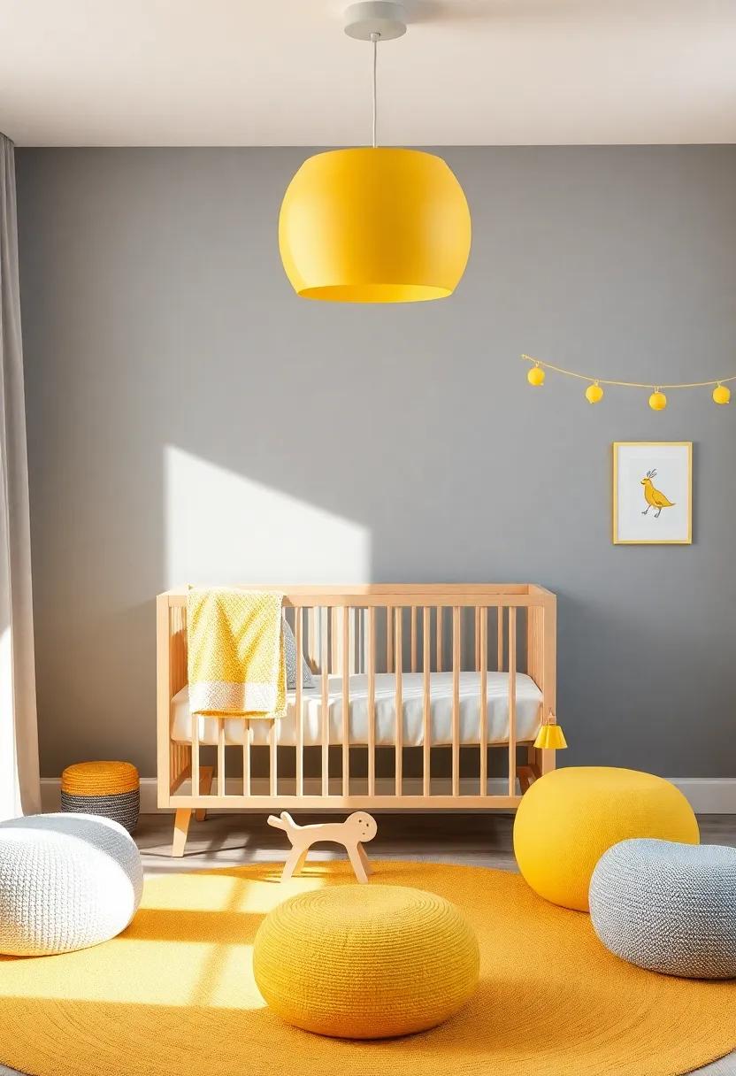 Whimsical Themes Incorporating‌ Grey and‍ Yellow for⁢ a Playful Environment