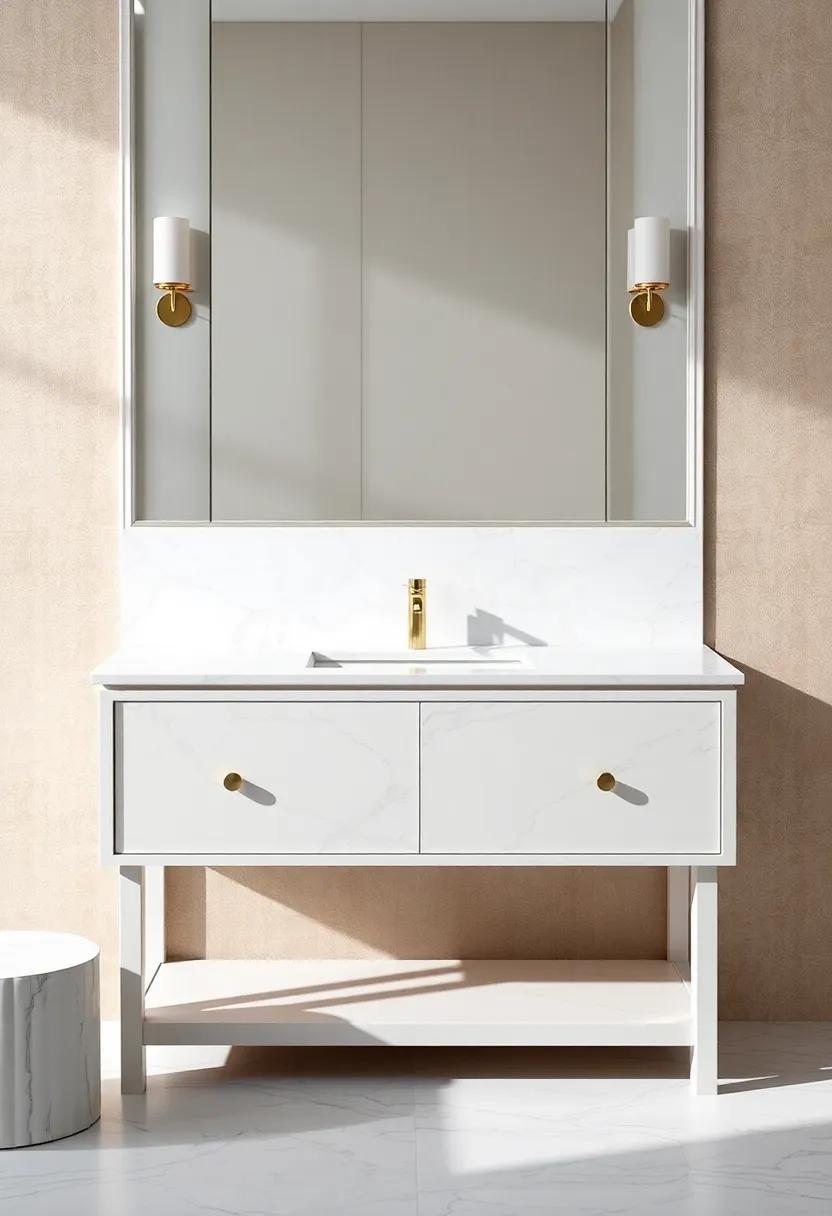 Elevate Your Space ‌with ​Luxe Marble Finishes ‍for ‌a ‌Timeless Vanity Look