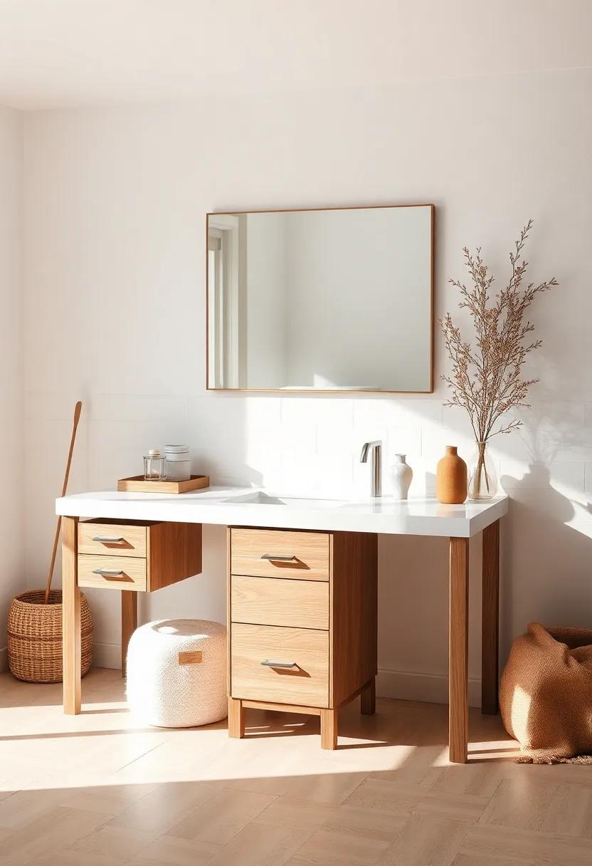 Rustic Charm: ⁢Infusing⁣ Cozy Elements into ‌Modern Vanity Tables