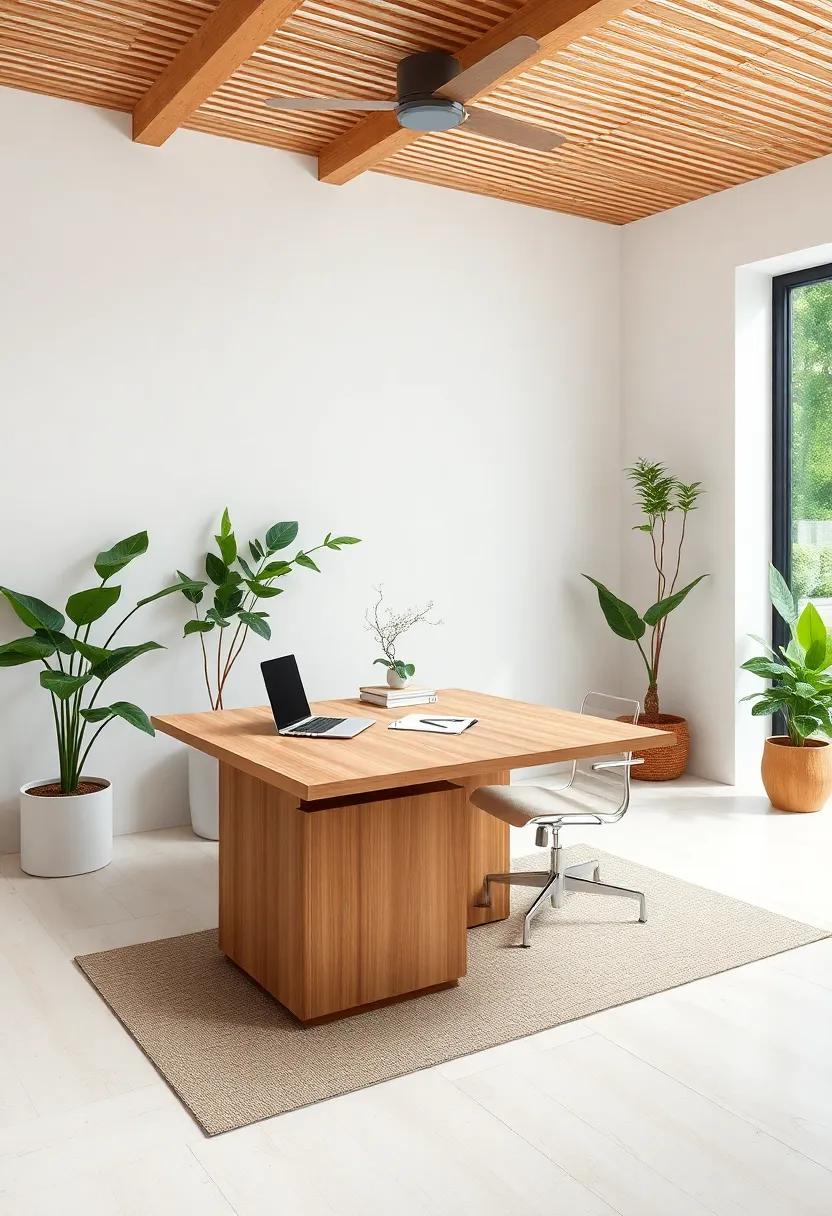 Incorporating Nature: Bringing Outdoor elements into ⁤your Office ⁣Design