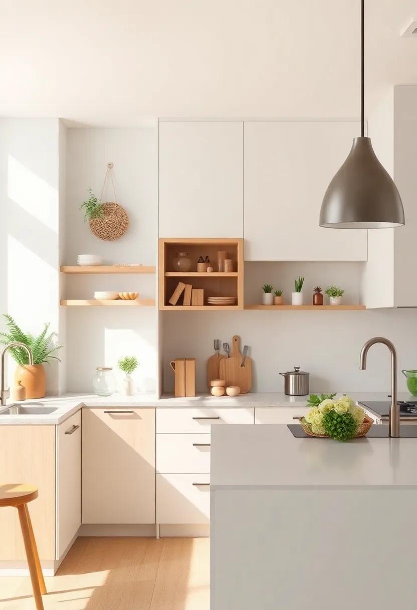 Optimize for Sustainability: Energy-efficient appliances and eco-friendly materials contribute to a chic kitchen while reducing your carbon footprint