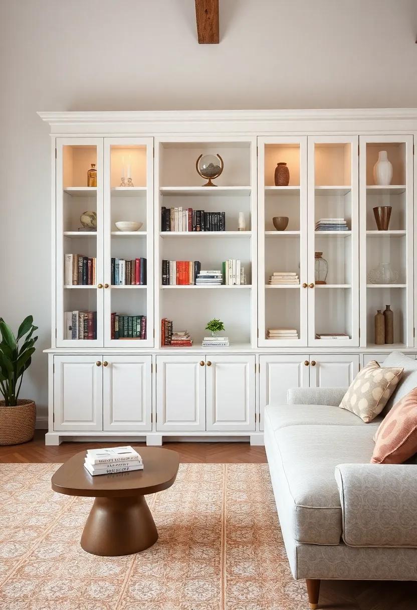 Cultivating a Classic Vibe⁢ with ‍Vintage Bookcases‍ and Glass Elements