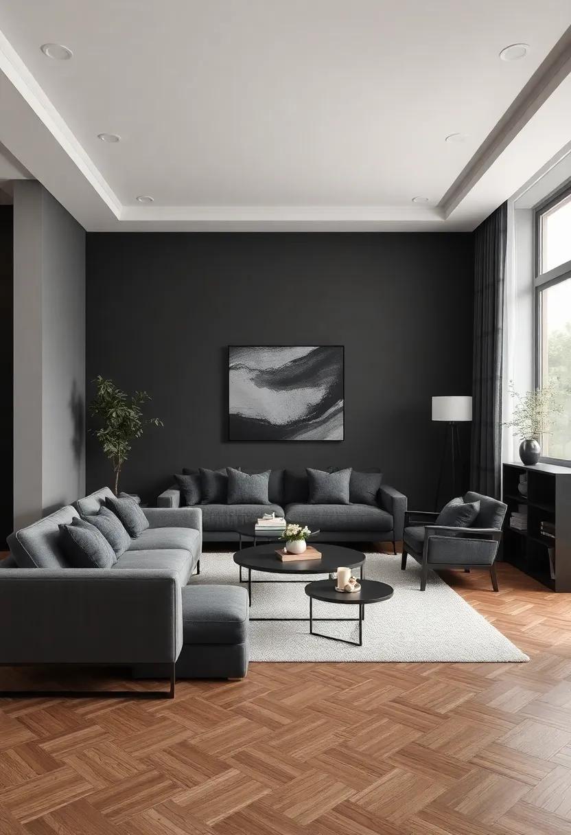 The Emotional Impact of Color: Dark Black Shades and Soft Finishes ⁢in‌ Interiors