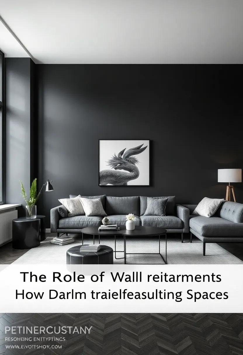 The ‌Role of Wall⁣ Treatments: How Dark Paints Transform Living Spaces