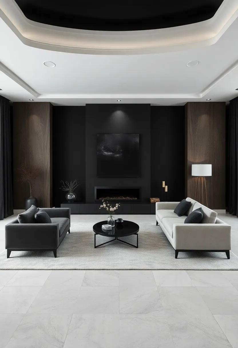 Embracing⁣ Minimalism: Simplifying spaces for Enhanced Dark Elegance