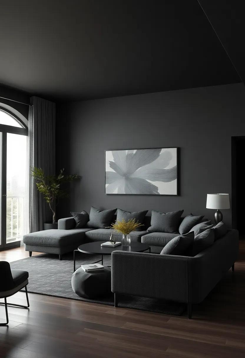 Creating a Timeless⁣ Ambiance with Rich ⁤Black Hues in​ Your ⁤Living Space