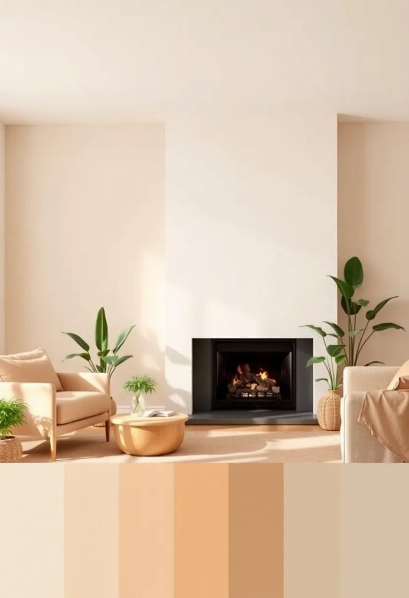 Color Palettes That Sooth: Selecting Warm Hues to complement Natural Greenery