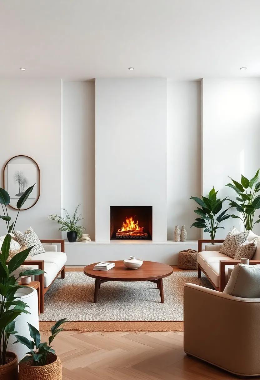 Creating ⁢a Warm‌ Embrace with ​a Central Fireplace ⁣as the Focal Point of Your Living Room