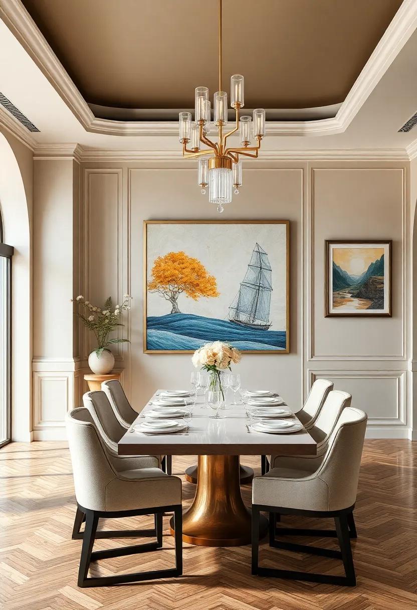 Inspirational Case Studies: Luxury dining Rooms that Dazzle ⁤and Delight