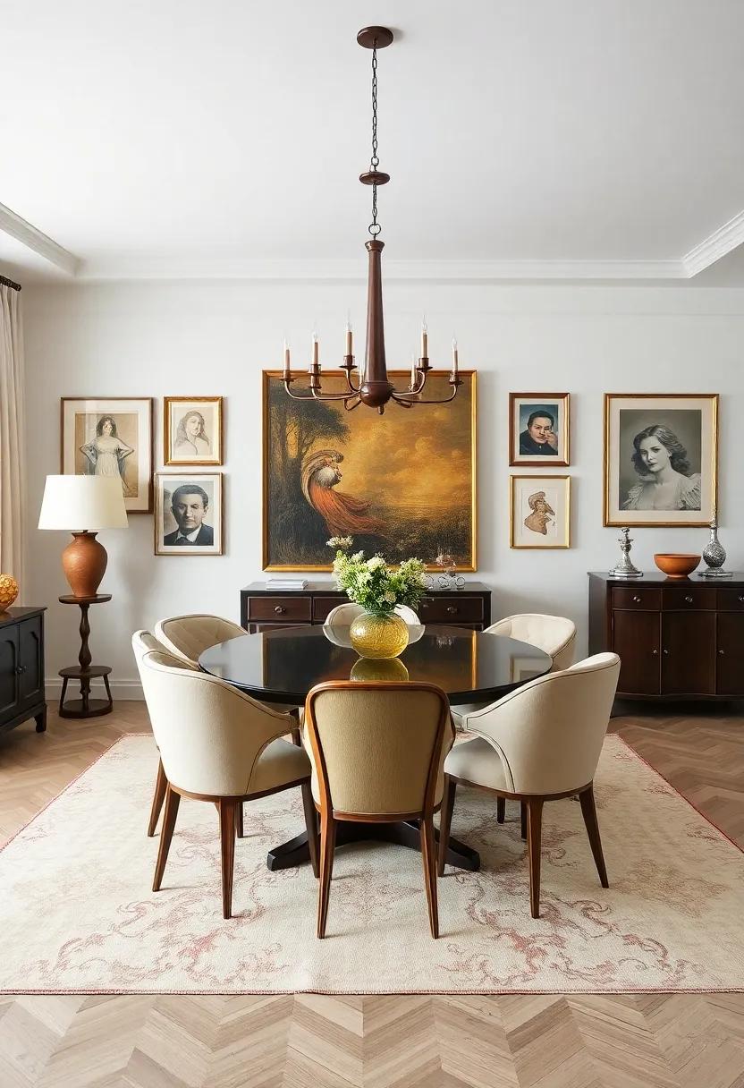 Timeless Pieces: Crafting a Cohesive Luxury Dining Room with Vintage Furniture