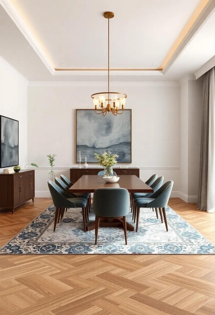 Rug Revolution: choosing the Perfect Floor Covering for Your Dining Room