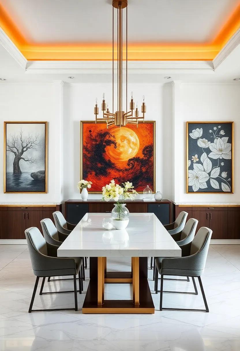 Artful Accents: Choosing the Right Artwork to⁤ Transform⁣ Your‌ Dining Space