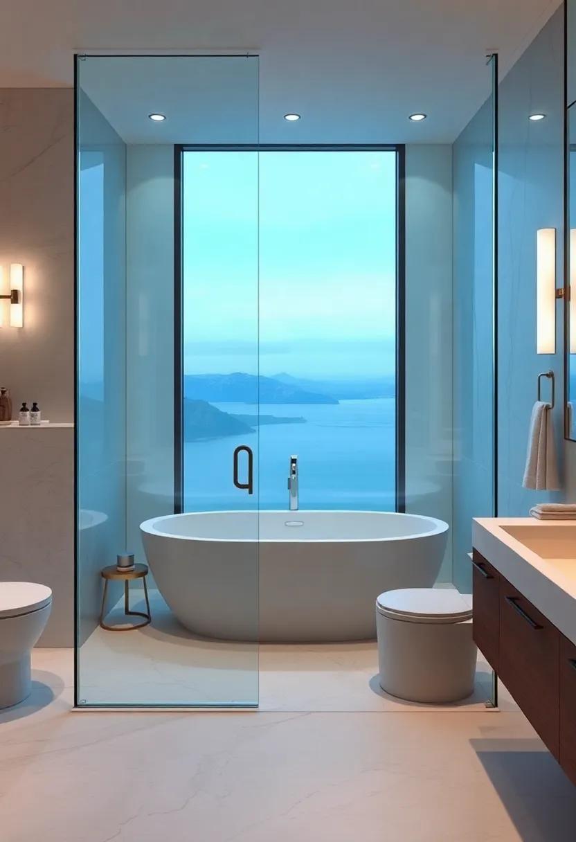 Frameless Glass Enclosures⁢ that Offer Uninterrupted Views and Elegance