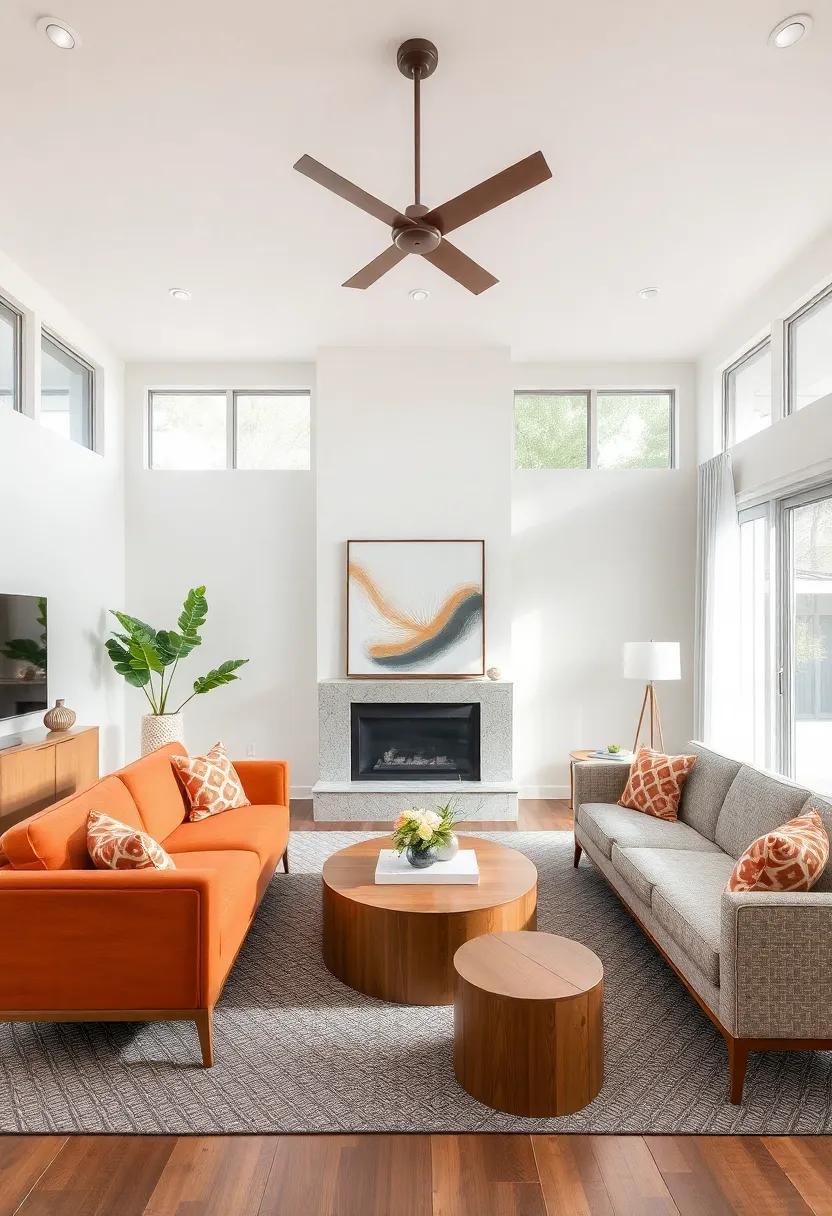 Utilizing Organic Textures to enhance the‍ Warmth of a⁣ Mid-Century Room