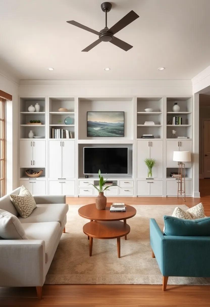 Integrating‍ Built-Ins for Seamless Storage and Style in Your Living Area