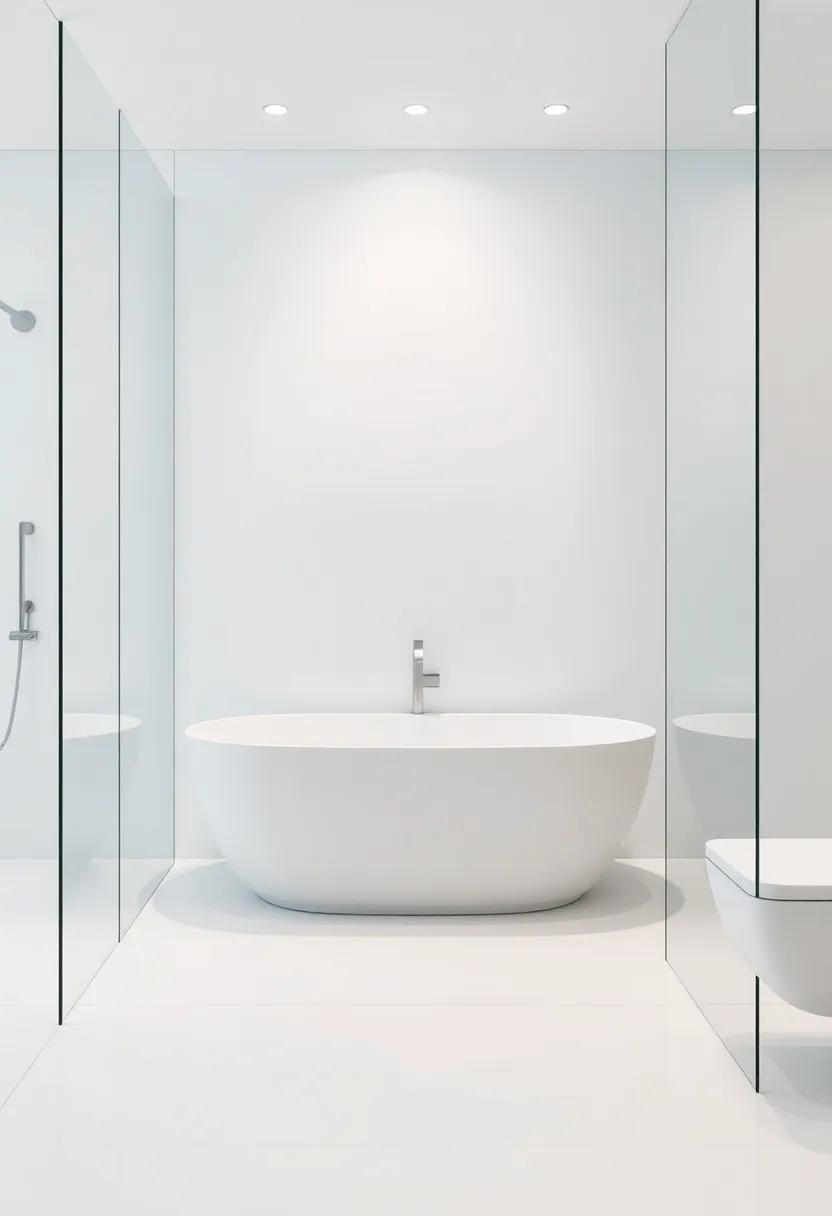 Embracing⁤ Transparency: The⁣ Beauty of Glass Walls in Open Bathrooms