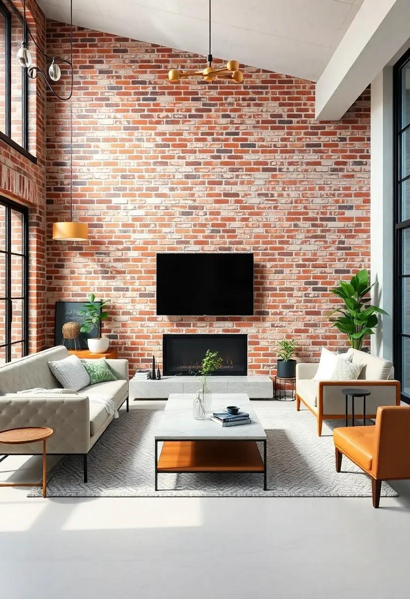 Embracing the Raw Beauty of Exposed Brick in Your Living Room Design