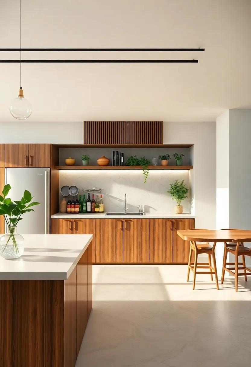 Emphasizing Sustainability: Eco-friendly Materials​ in Kitchen Bar design