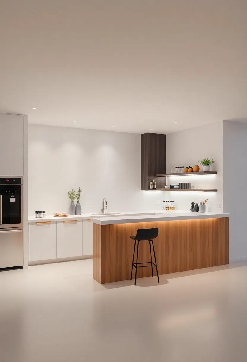 Integrating Technology:⁣ Smart Features for ​a Modern‌ Kitchen Bar